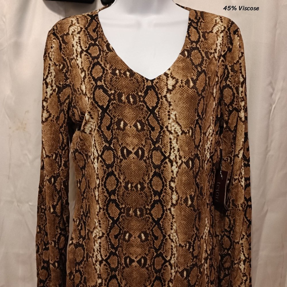 Nordstrom animal.print silk top